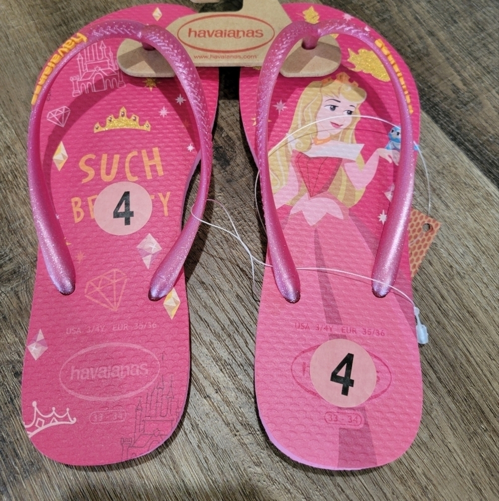 Havaianas Kids Pink Flip Flops
